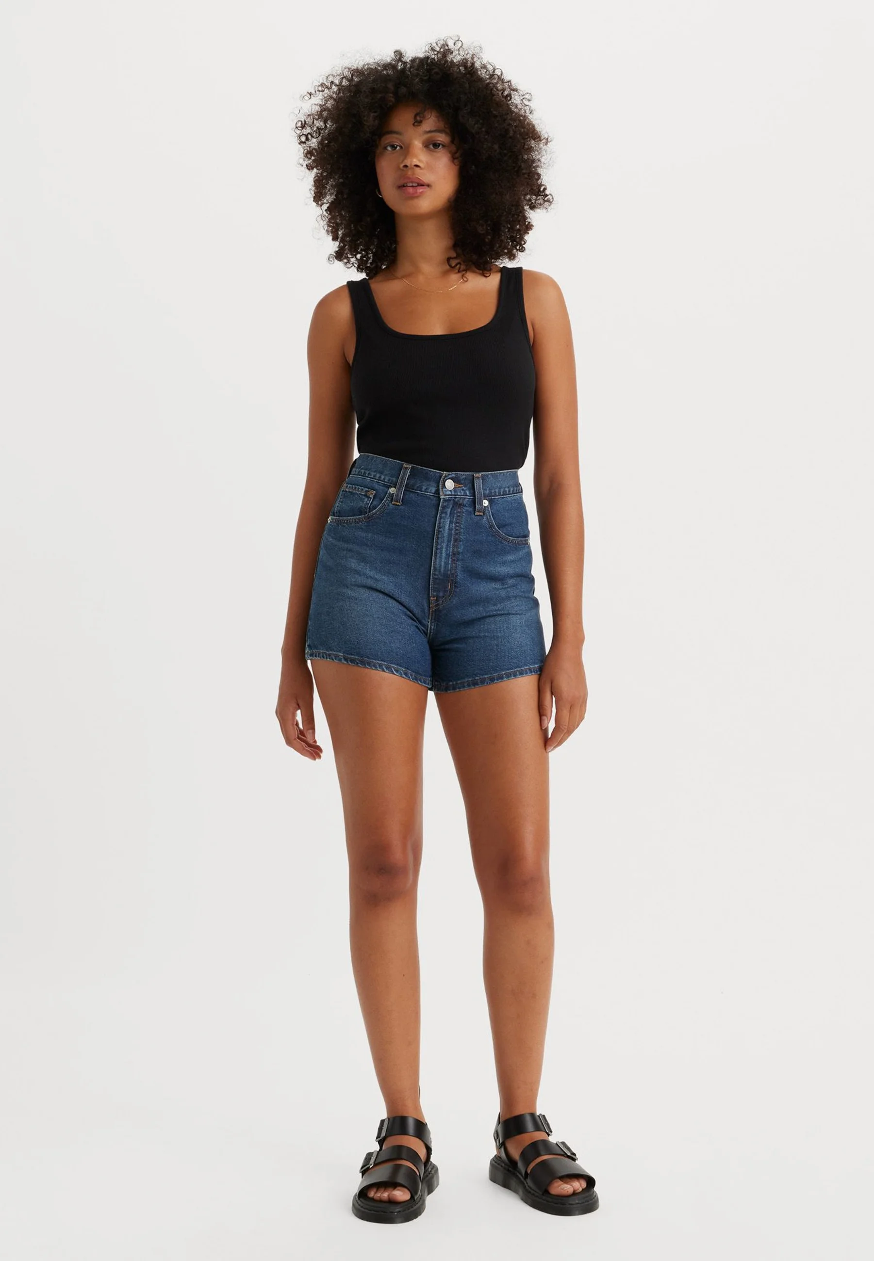 Levi's® HIGH WAISTED MOM - Shorts vaqueros
