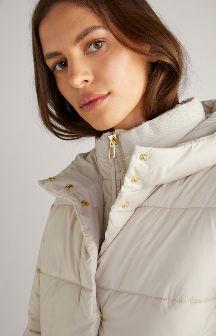 Steppmantel in Offwhite
