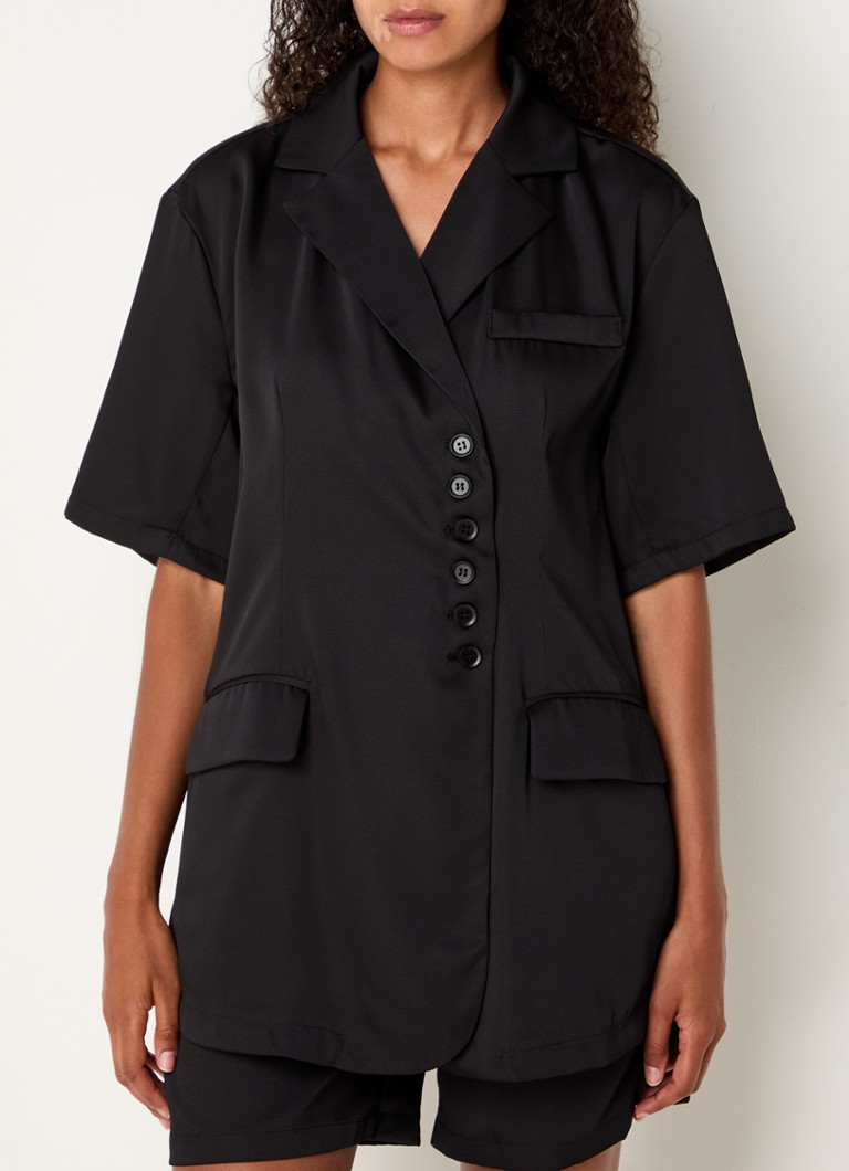 Blazer Co'Couture May con tasche a patta e maniche corte