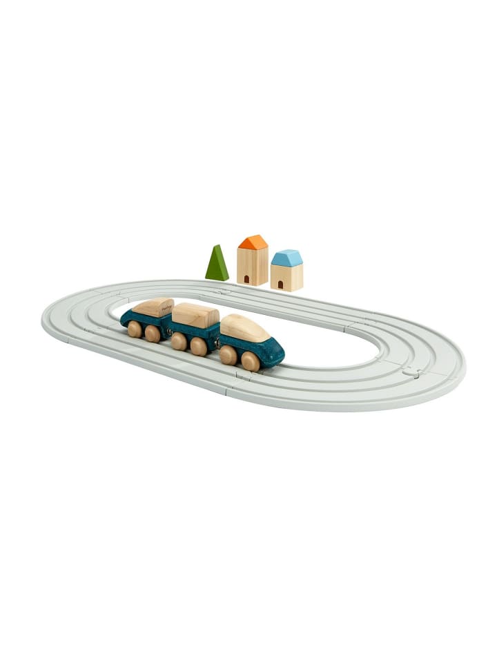 Plan Toys Straßen und Schienen Set klein ab 3 Jahre günstig kaufen onesize