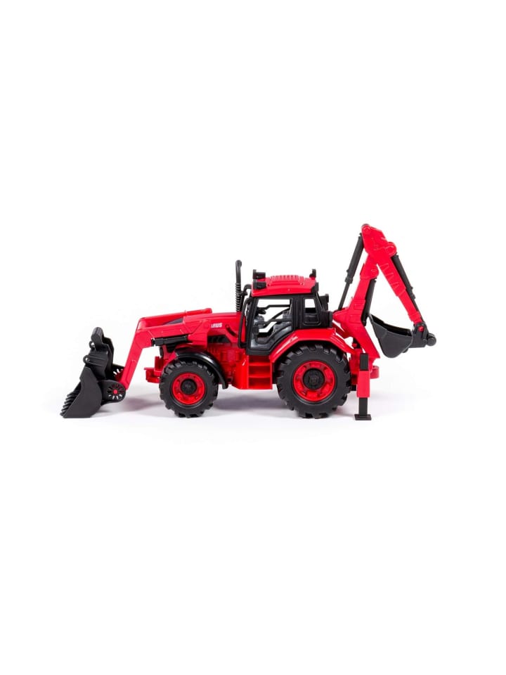 POLESIE Spielzeug Radlader Bagger 91857 in rot günstig kaufen onesize