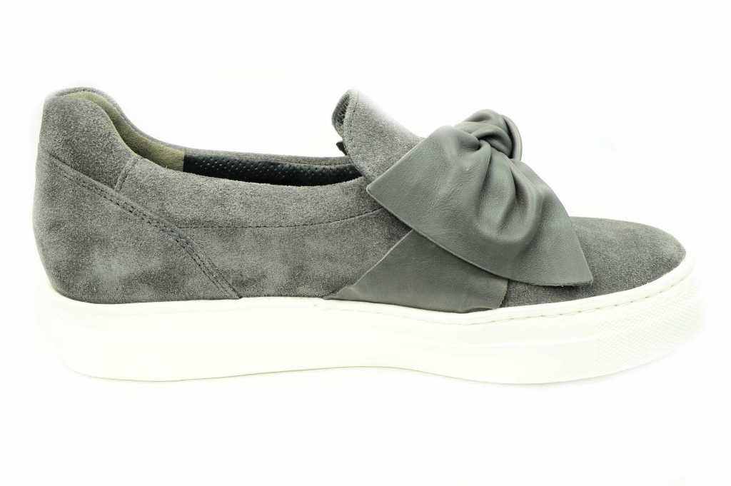 PAUL GREEN Klassische Slipper grau