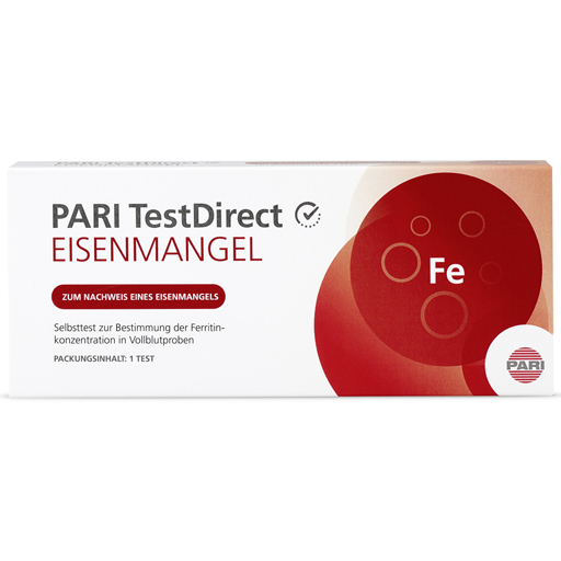 PARI TestDirect EISENMANGEL Selbsttest Blut  1 St  Test