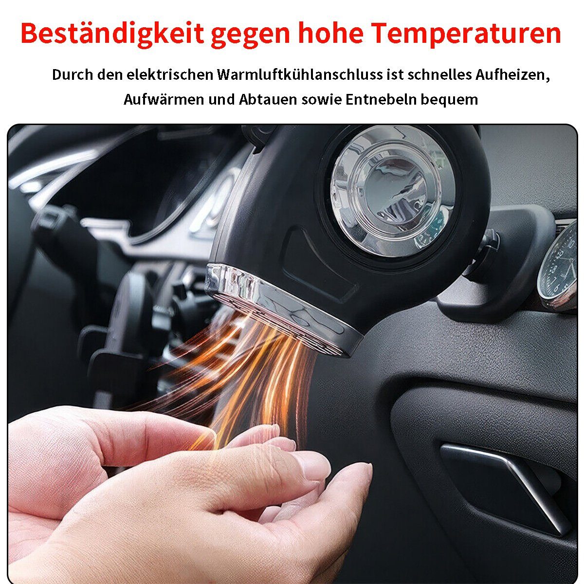 Yoyaxi Heizgerät Autoheizung, Heizung 12V/24V, Autoventilator, elektrische Heizung im Auto