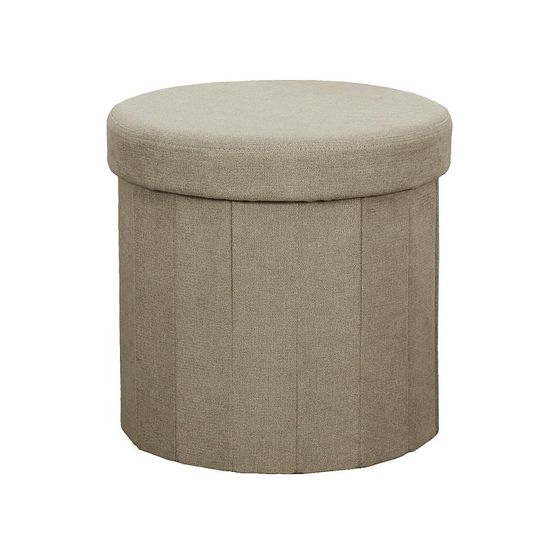 Home Puff m/oppbevaring ø 38 cm sammenleggbar camel Lisa