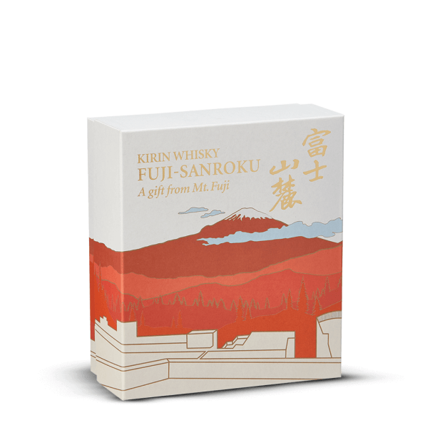 Coffret Kirin Fuji Sanroku + 2 verres