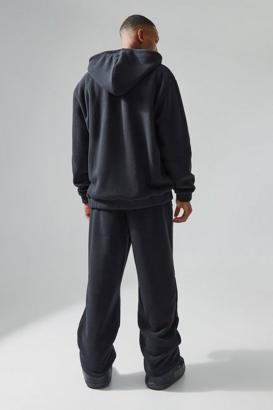 Oversize Hoodie mit Fleece-Futter und Reißverschluss