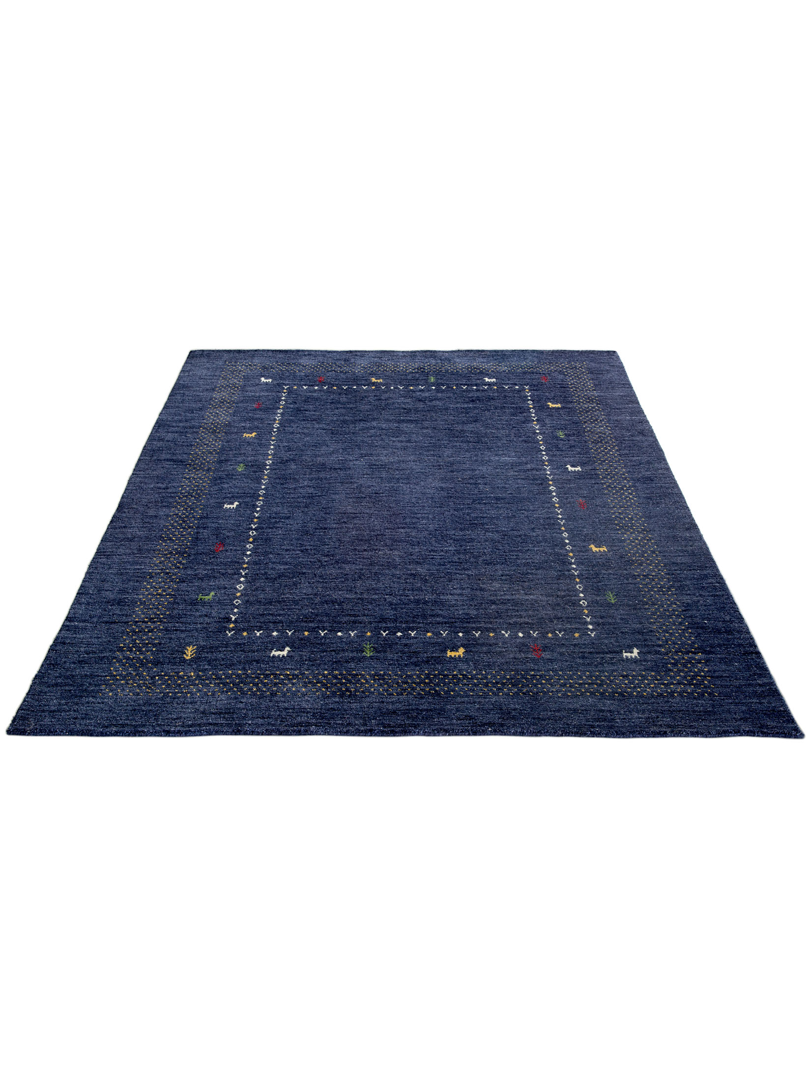Kamlapur Gabbeh-Teppich, Dark Blue