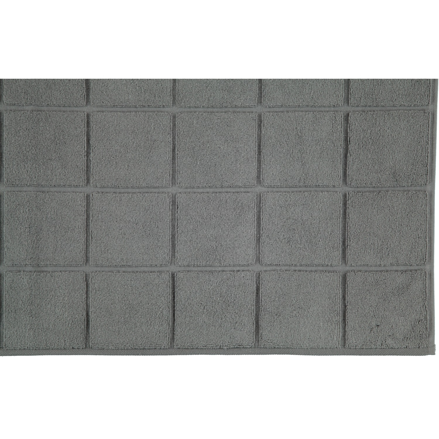 ROSS Badematten Karofond 4015 anthrazit - 86