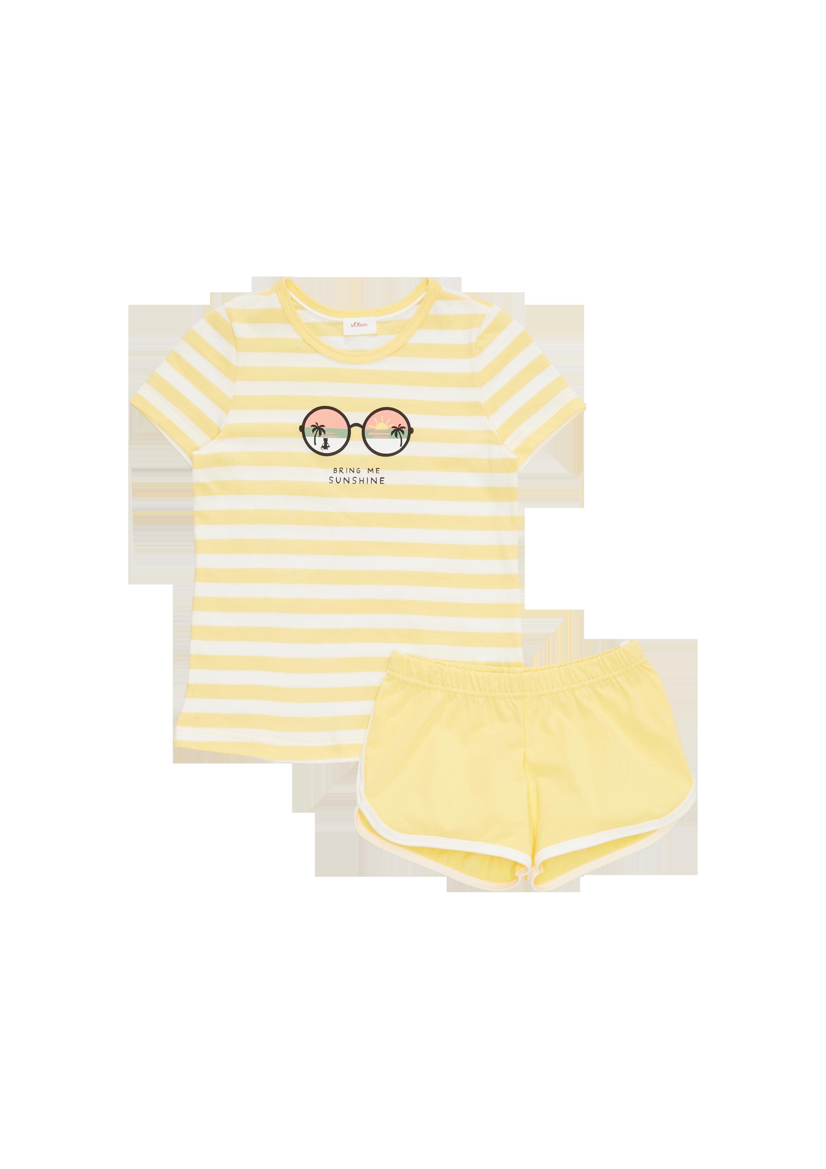 Kurzer Pyjama mit Streifen  6005956-2224