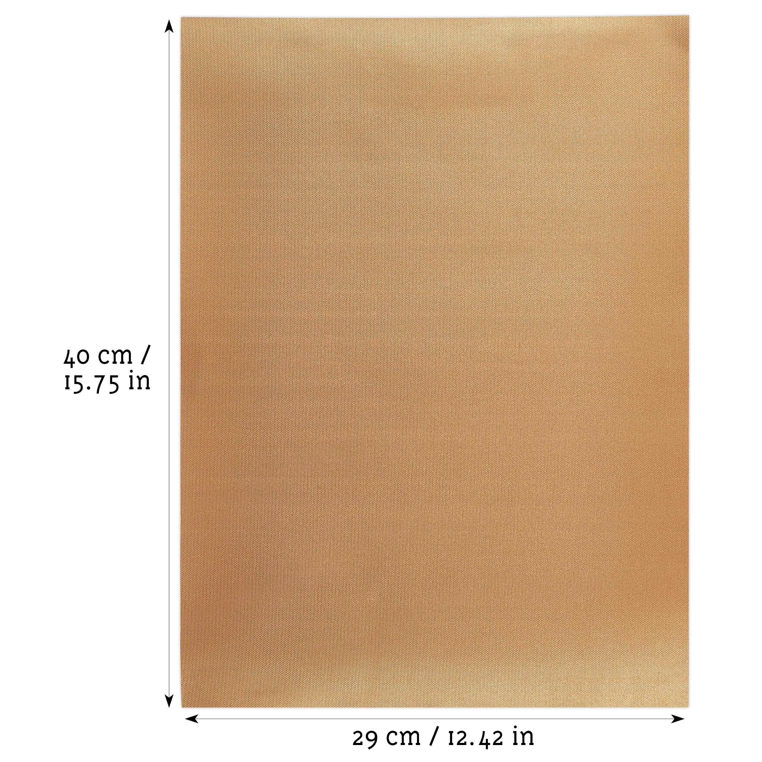 LIVAIA Backpapier Backpapier 40x29cm 3x: Wiederverw., Antihaft, 260° Hitzebest., BACKFOLIE WIEDERVERWENDBAR