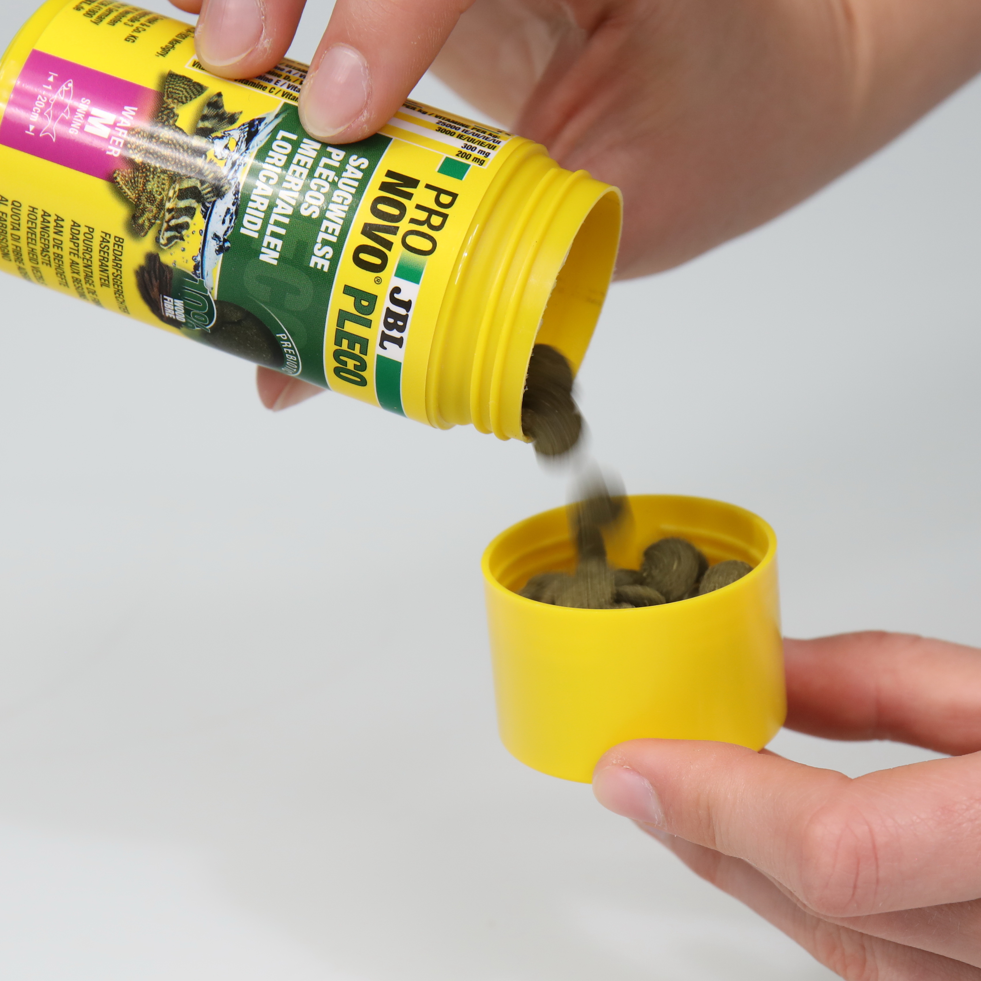 JBL Hauptfutter JBL PRONOVO PLECO WAFER Futtertabletten für herbivore Saugwelse M 100 ml
