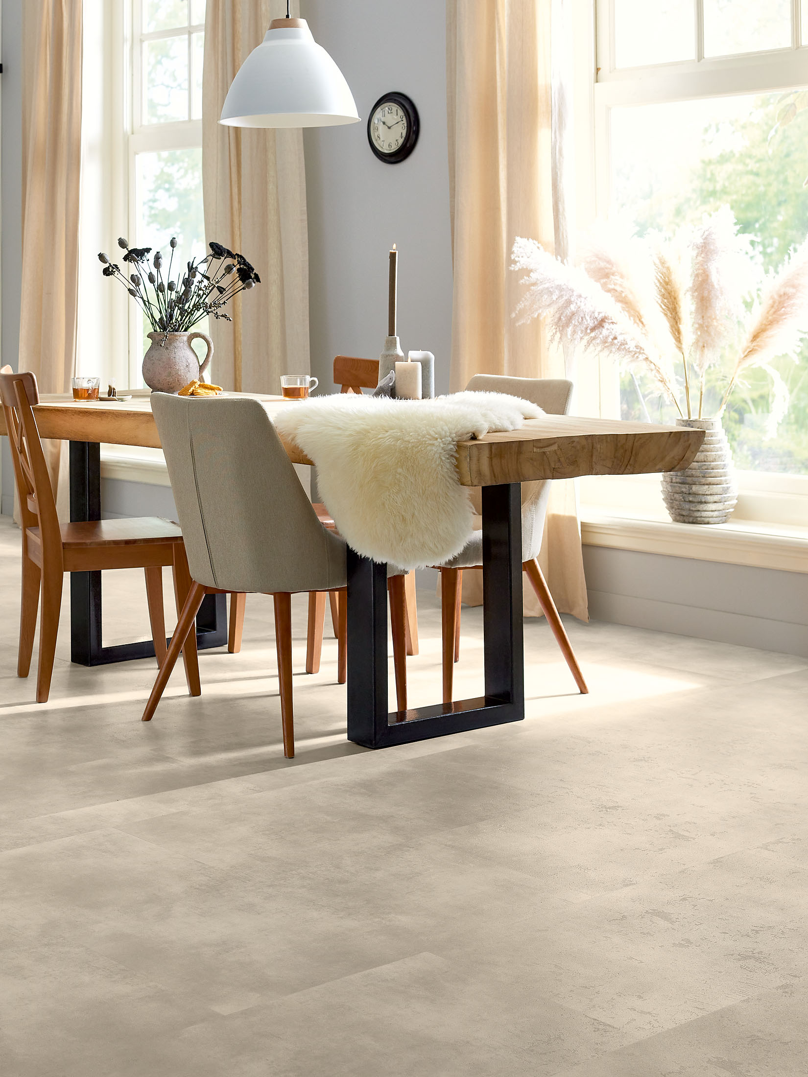 Levanger Tile Vinylboden, Crema Coll23515
