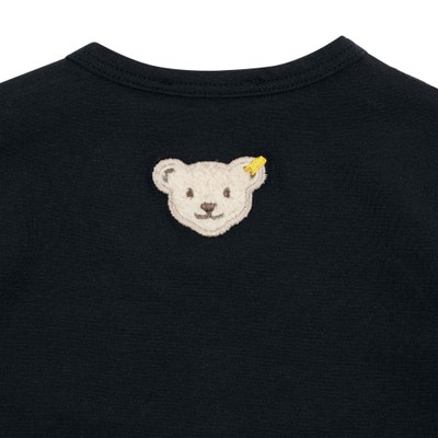 Bluse langarm, dunkelblau für Mädchen
