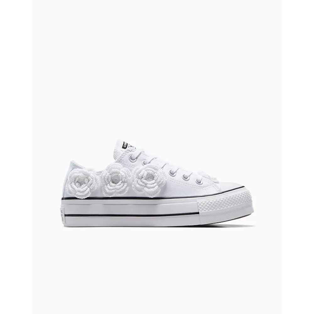 Converse Chuck Taylor All Star Lift 3D Flowers A10228C / weiss