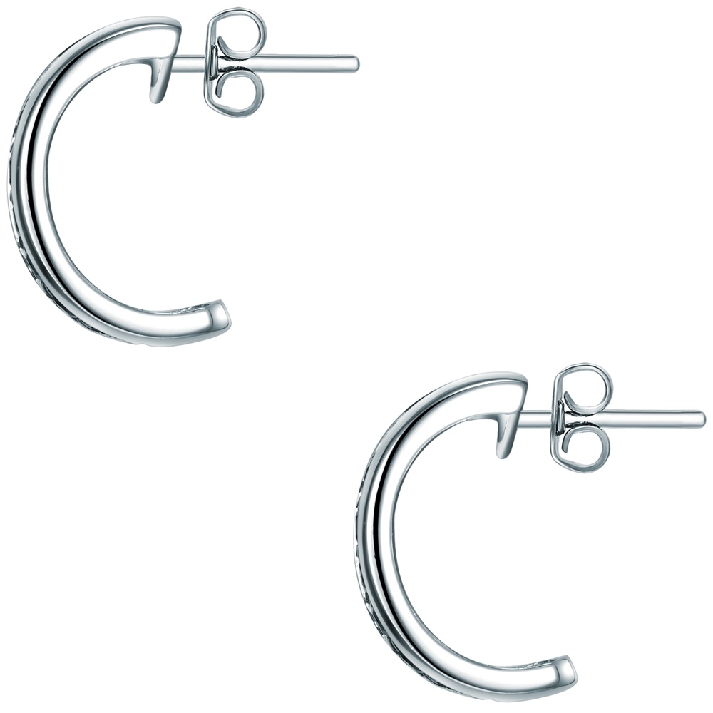 Rafaela Donata Puces d'oreilles en argent Argent sterling Oxyde de zirconium (CZ) en Argent Boucles d'oreilles