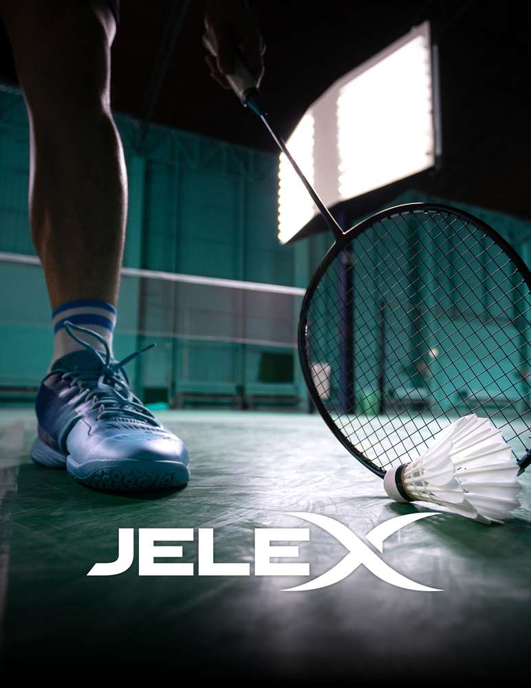 JELEX Fly High Badminton Federball 12er-Set