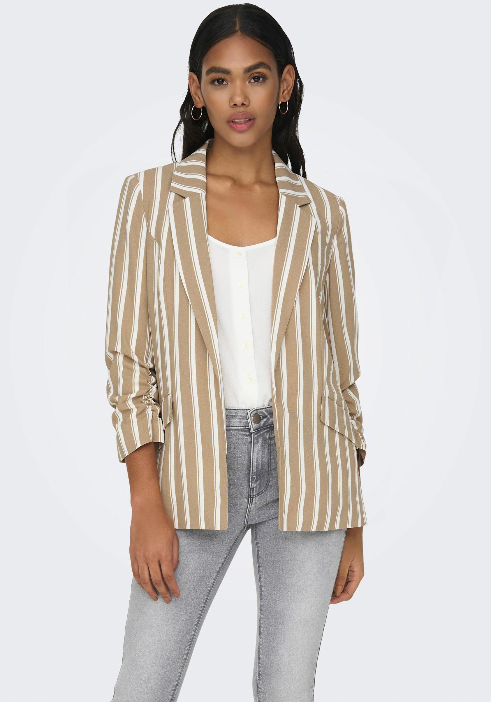 ONLY Longblazer ONLDIANA-LOWA 3/4 STRIPE BLAZER CC TLR