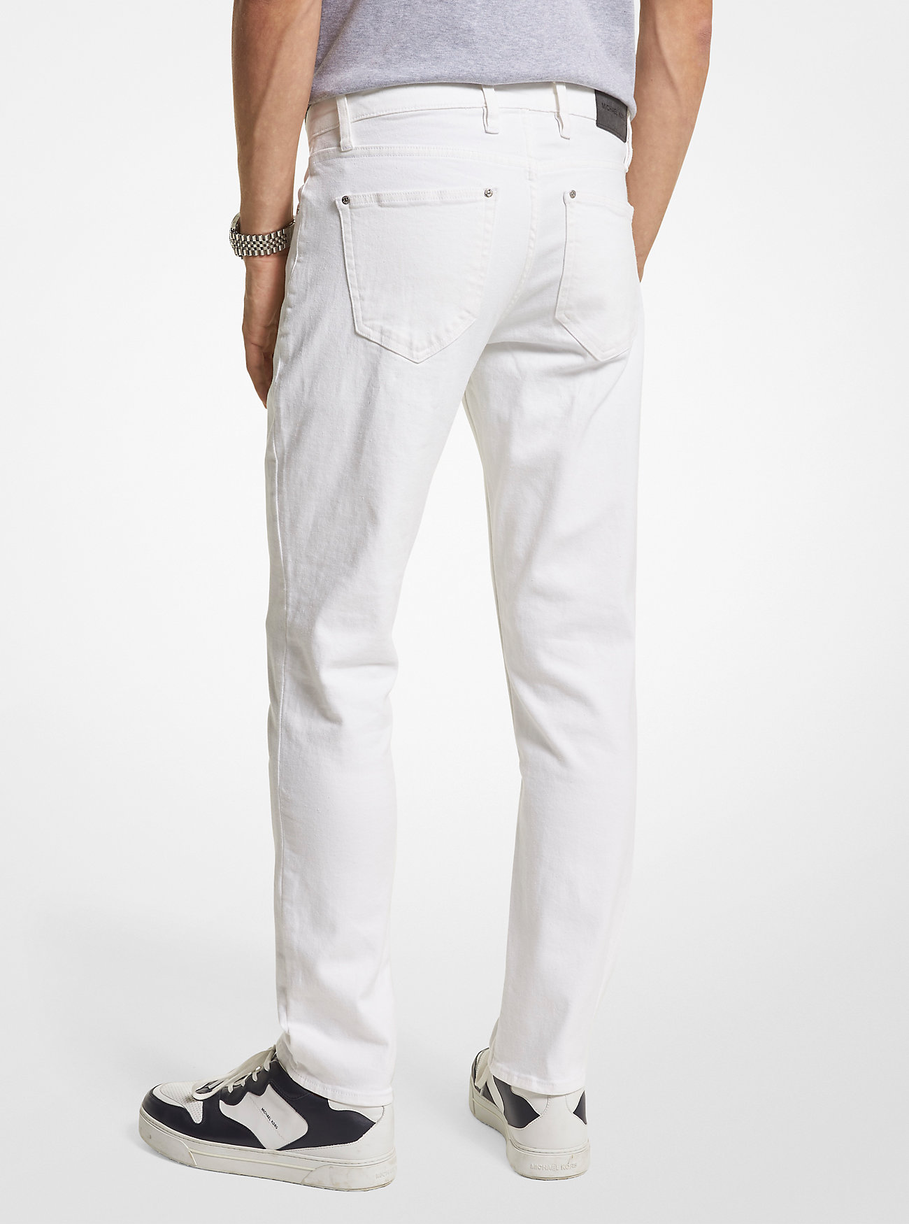 Slim-Fit Jeans - HVIT