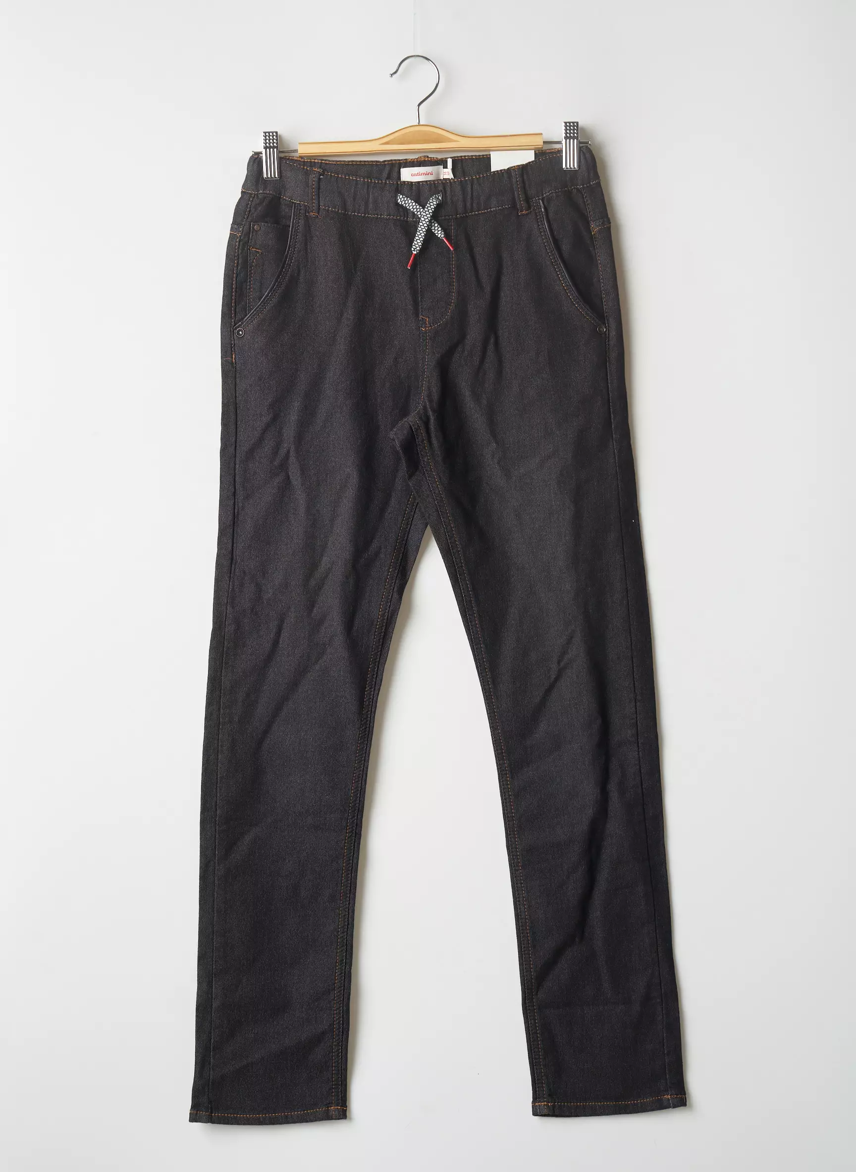 Catimini Jeans Coupe Droite Garcon couleur noir