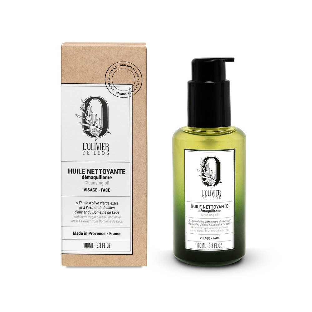 l'olivier de leos Huile Nettoyante Démaquillante Huile de nettoyage pour le visage et les yeux