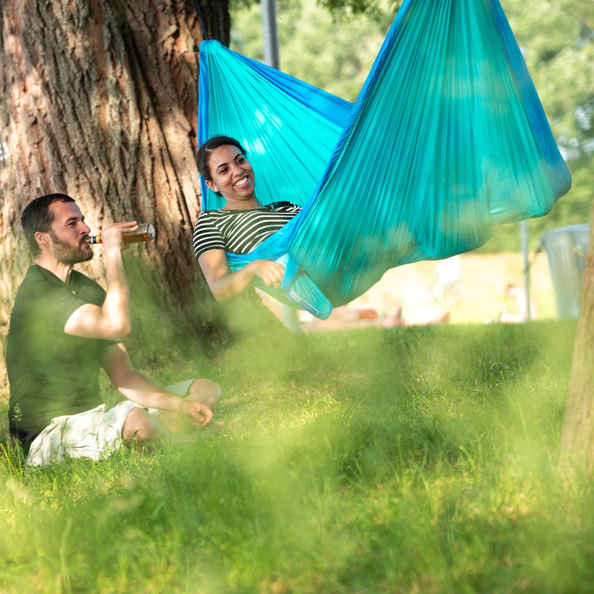 La Siesta Hängematte Colibri 3.0 Caribic - Single-Reisehängematte inkl. Befestigunge von La, wetterbeständig