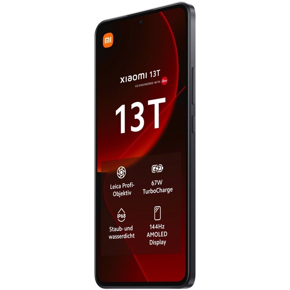 Xiaomi 13T 5G 256 GB / 12 GB - Smartphone - black Smartphone (6,67 Zoll, 256 GB Speicherplatz)