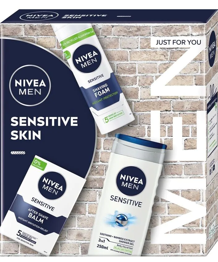 Nivea сет козметике за осетљиву кожу за мушкарце