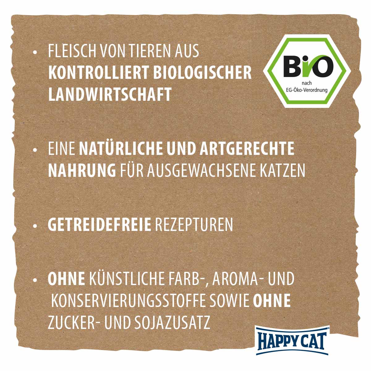 Happy Cat Bio Pouch Huhn günstig kaufen bei ZooRoyal