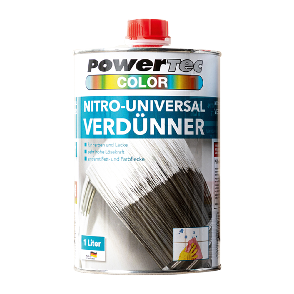 Powertec Color Profi Spezialverdünner - Nitro-Universalverdünner Universalverdünnung