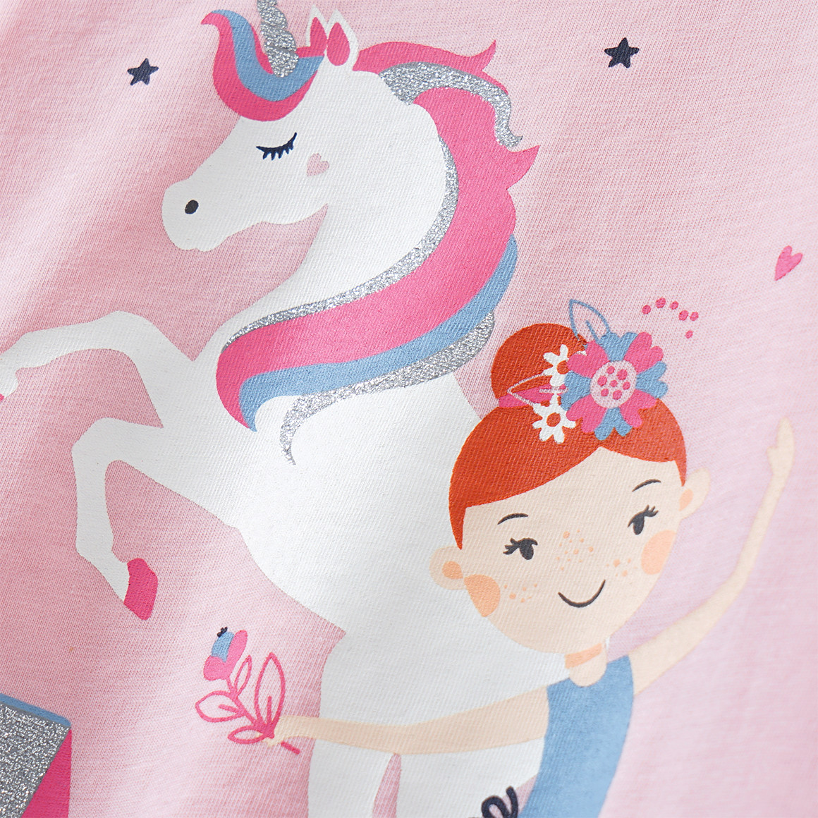 Mädchen Langarmshirt mit Puppenshirt im Set