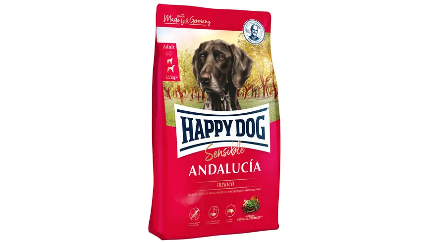 Happy Dog Supreme Sensible Andalucía Hundetrockenfutter 1 kg 1 kg