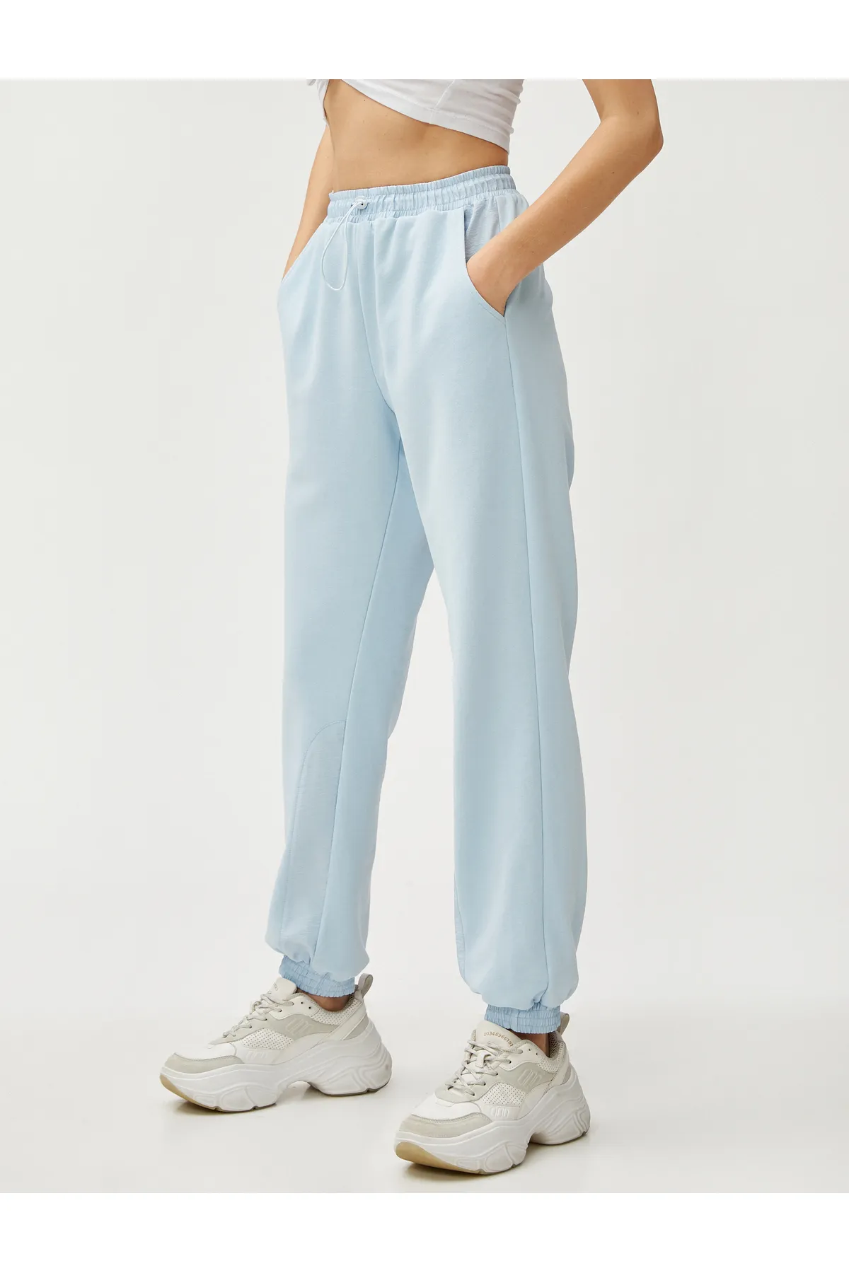 Koton  Jogger-Jogginghose mit elastischem Taschenbund