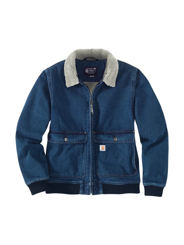 CARHARTT  Jeansjacke in blau günstig kaufen