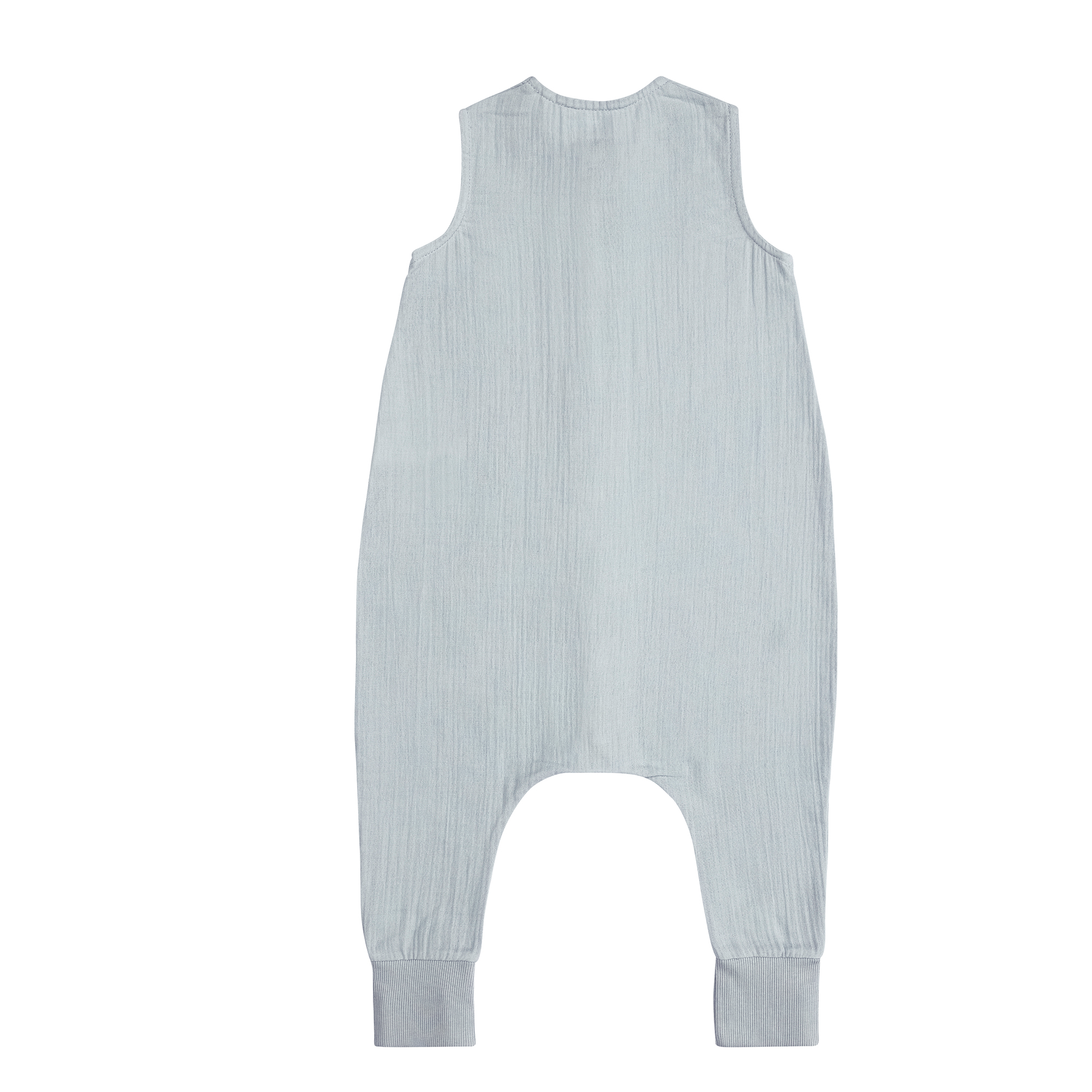 Musselin Kinder Schlafoverall 1 TOG - Bio Baumwolle, Hellblau
