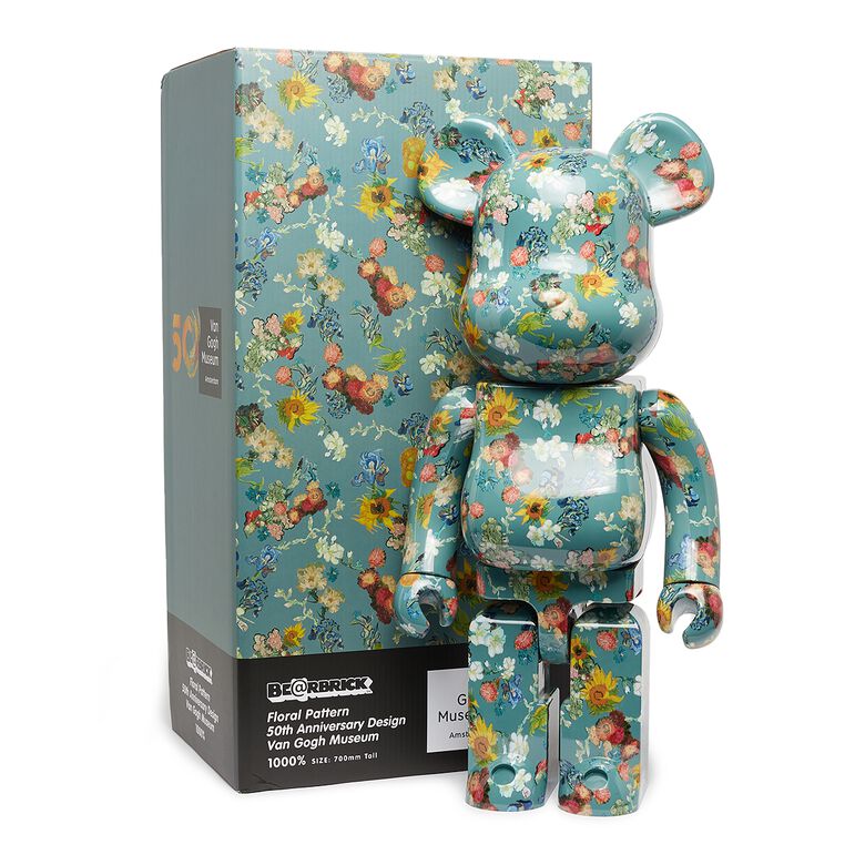 Medicom Bearbrick 50th Anniversary Van Gogh Museum 1000% multicolor