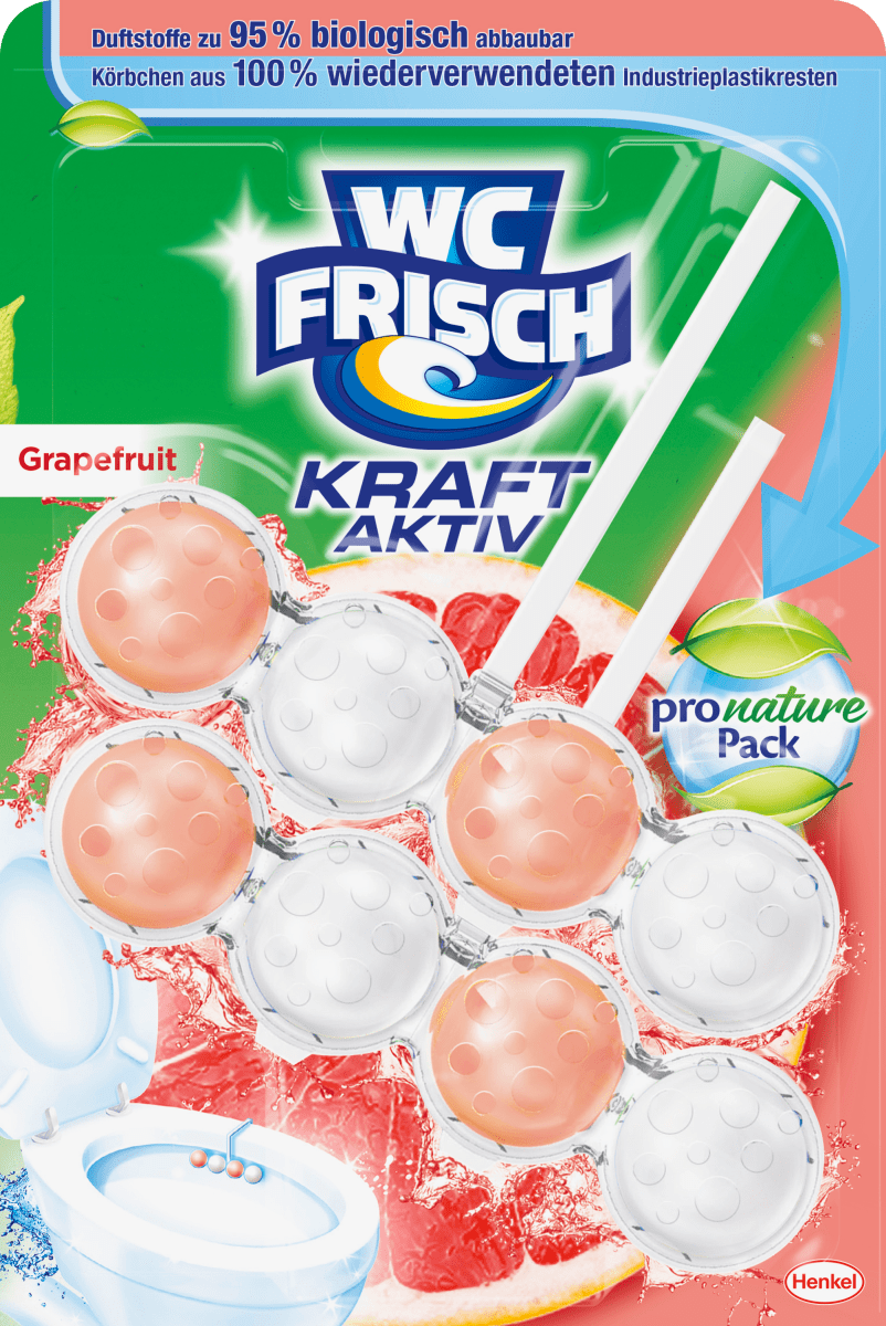 WC-Stein Kraft Aktiv Pro Nature Grapefruit, 2 St