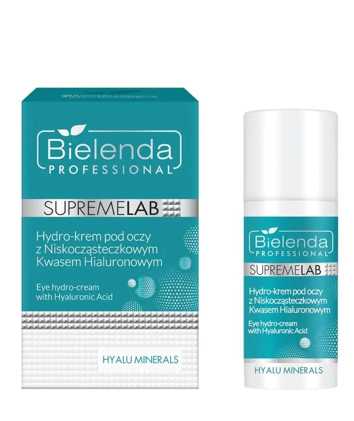 Bielenda Professional Supremelab Hyalu Minerals хидро-крема за очи са хијалуронском киселином