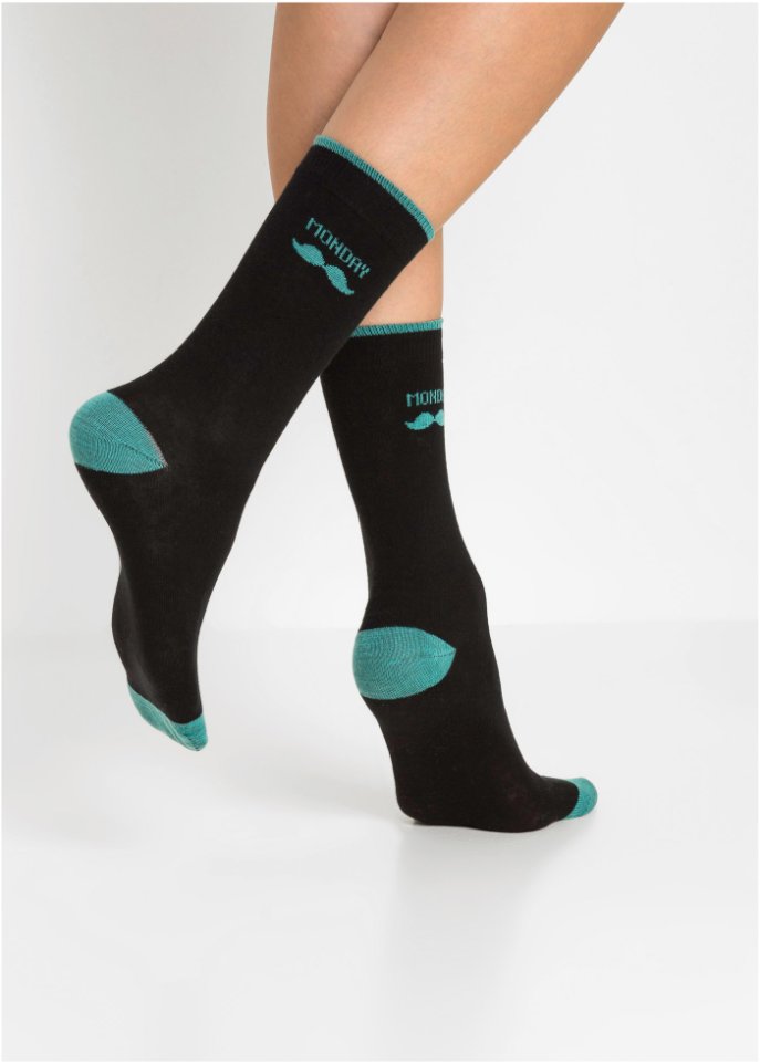 Socken Wochentage (7er Pack) mit Bio-Baumwolle