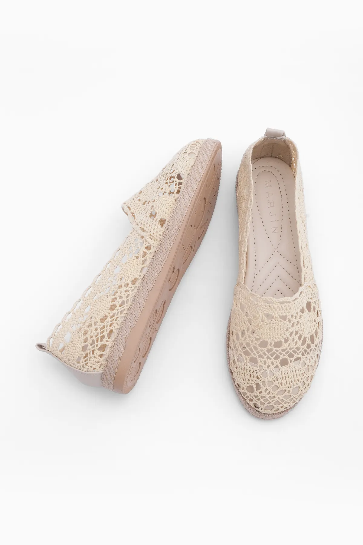 Marjin  Espadrilles - Beige - Flacher Absatz