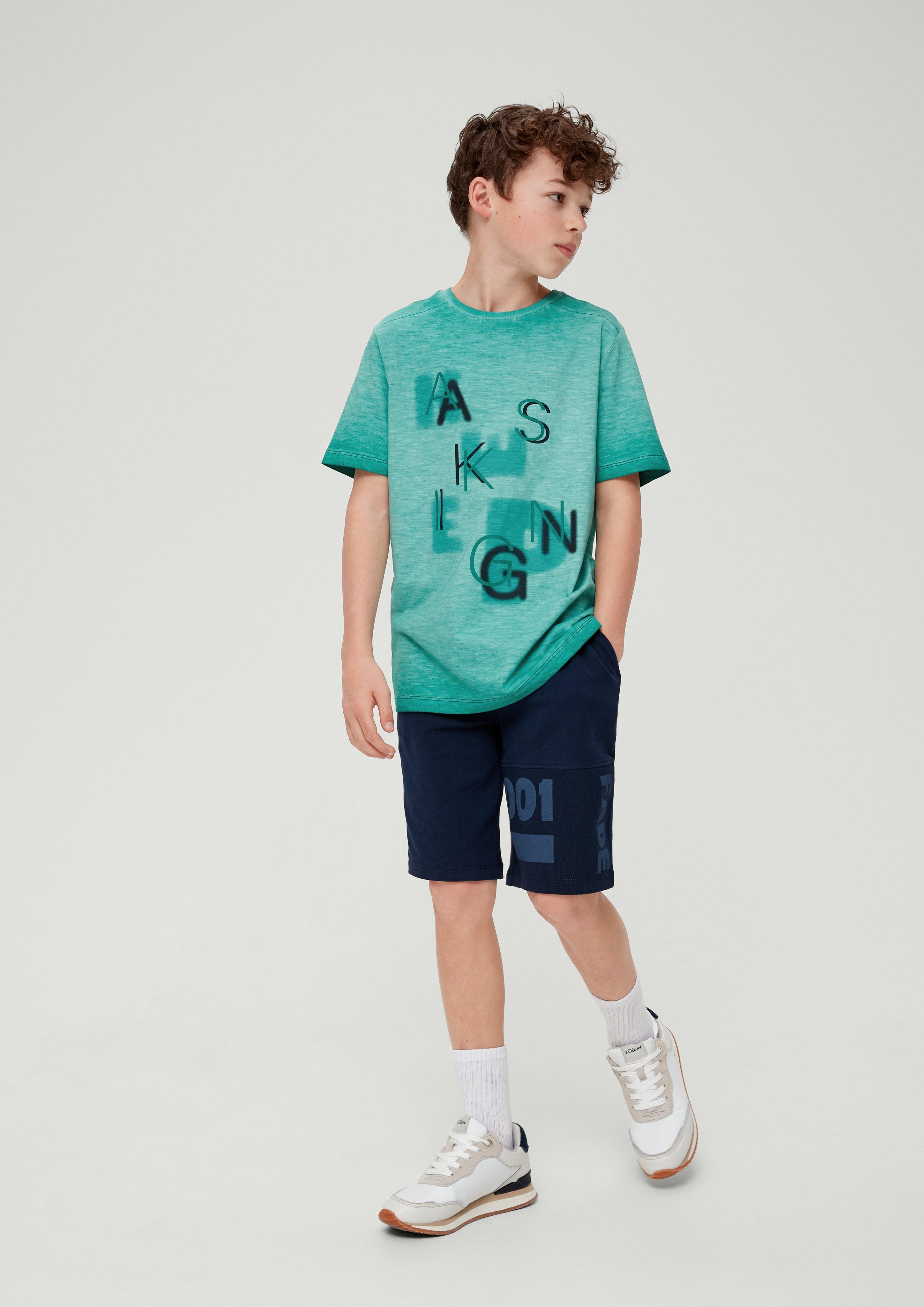 T-Shirt mit Frontprint  2130517-7681