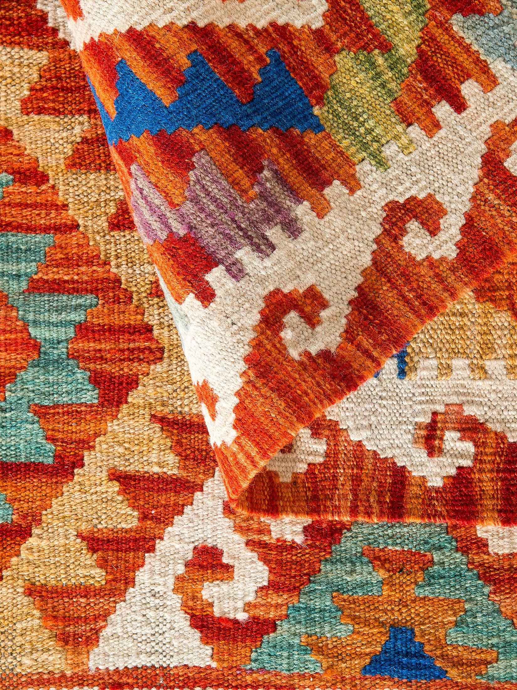 Afghan Kelim ca. 73 x 122 cm, Unikat / Einzelstück