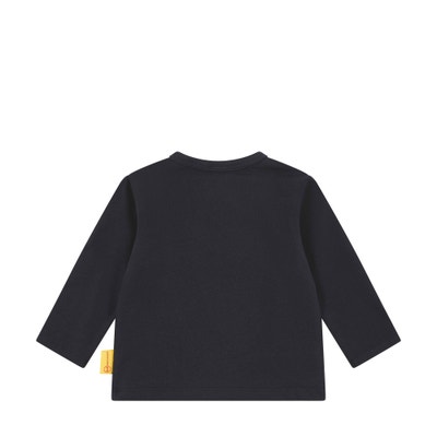 T-Shirt langarm, dunkelblau für Mädchen