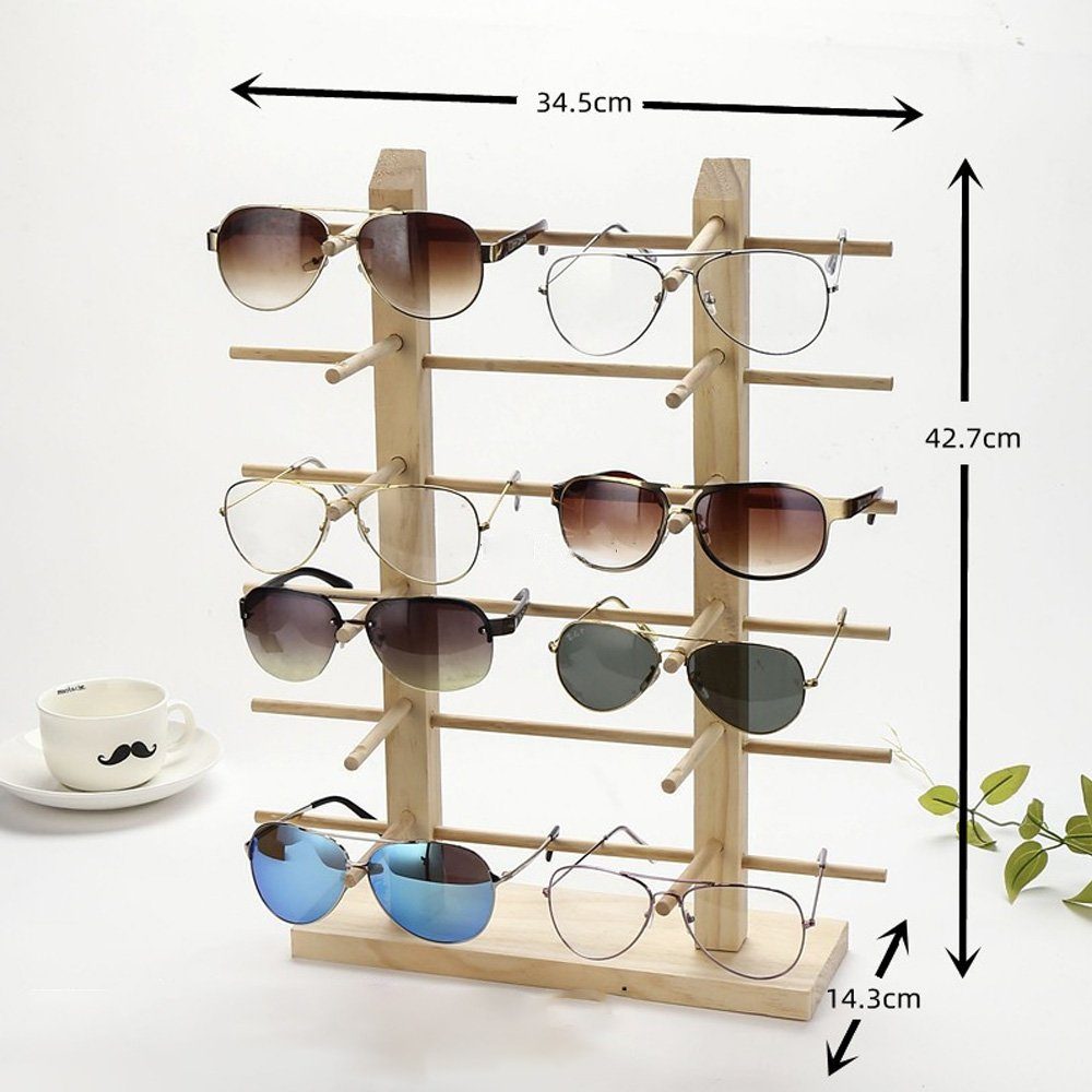 Tian Dee Brillenetui Brillenständer Kreative Holz Sonnenbrille Rack Brillenständer