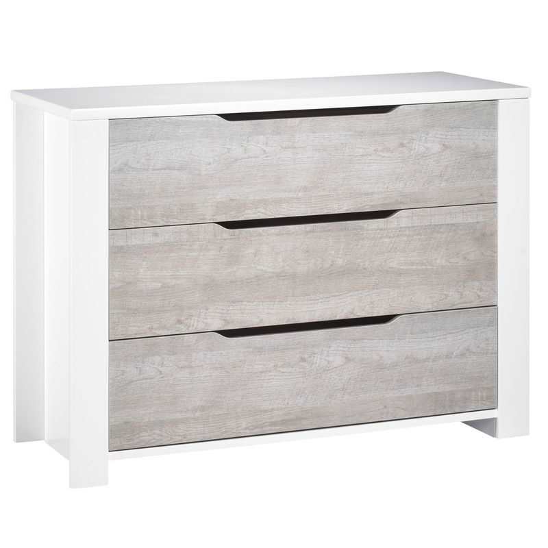 Commode 3 tiroirs avec prise de main Loft