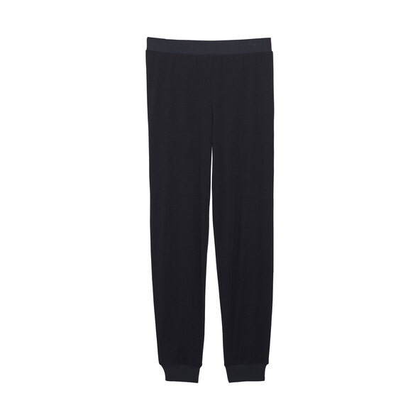 Frottee Pyjama, schwarz