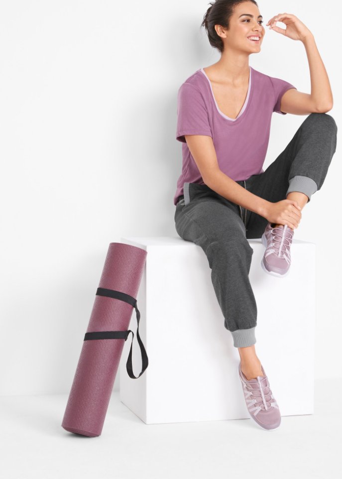 Jogginghose mit Kontrastbündchen