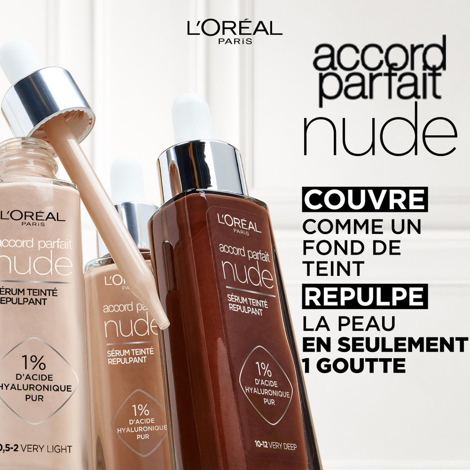 L'Oréal Paris Accord Parfait Sérum teinté repulpant à l'acide hyaluronique