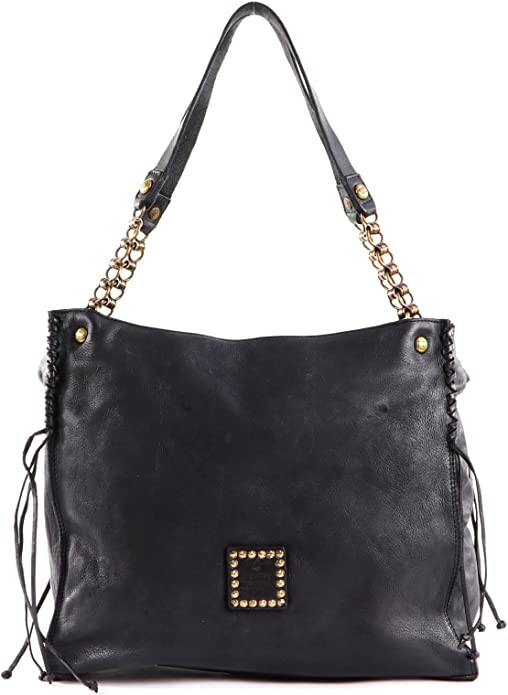 CAMPOMAGGI Handtaschen schwarz Shopping Bag L seams woven