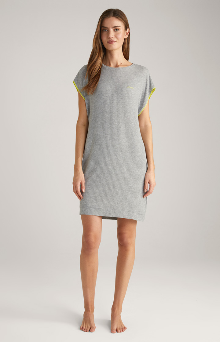 Loungewear Longshirt in Grey Melange